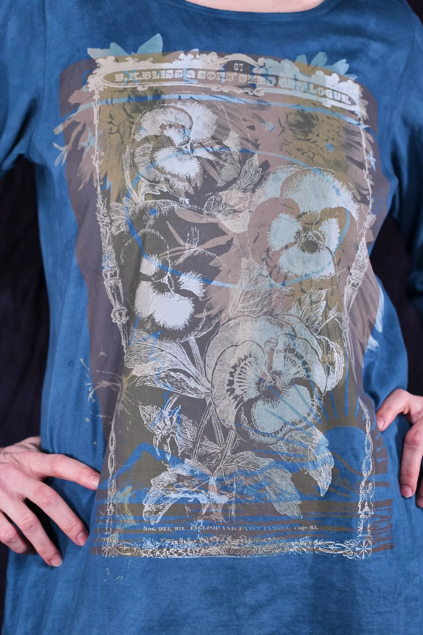 1582HD Modern Slim Tee Teal-P