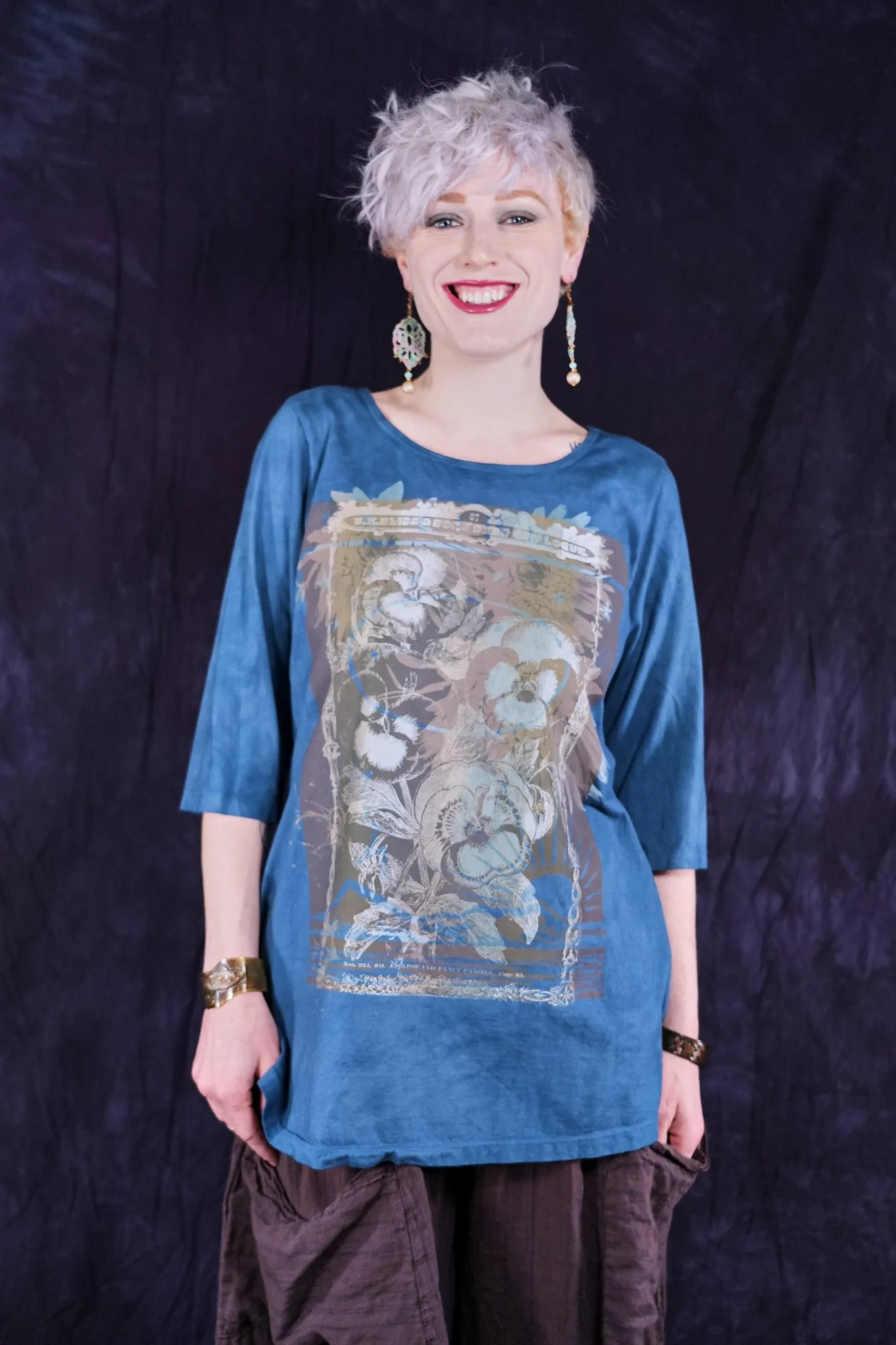 1582HD Modern Slim Tee Teal-P