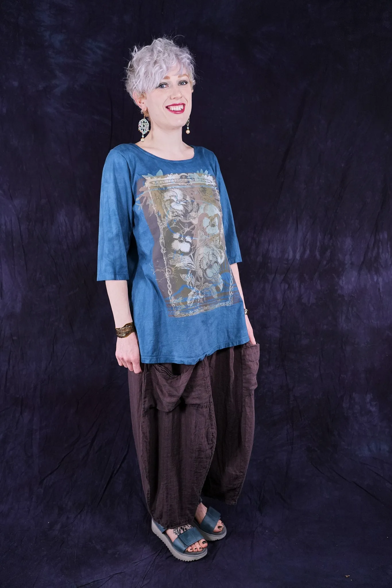 1582HD Modern Slim Tee Teal-P