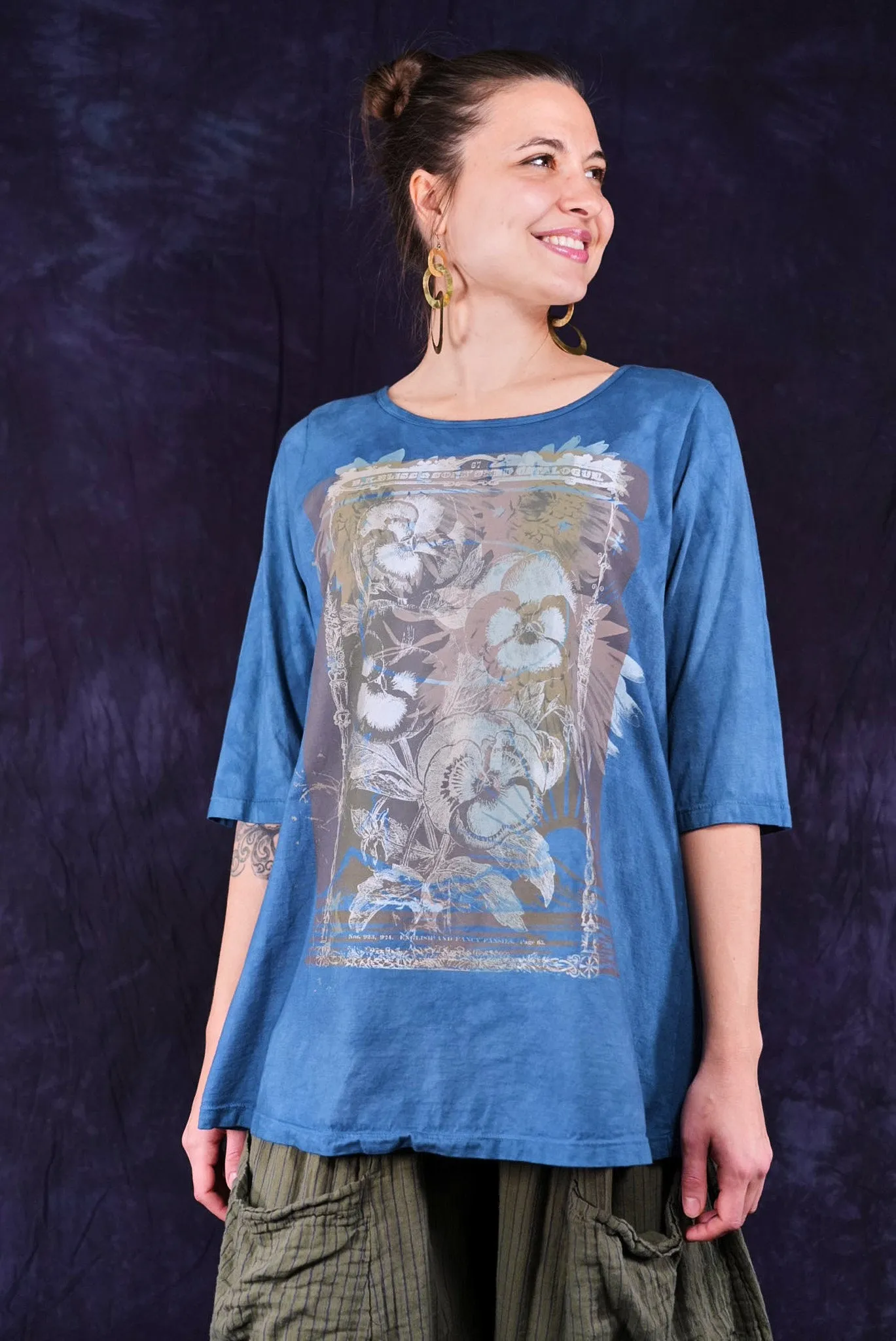 1582HD Modern Slim Tee Teal-P
