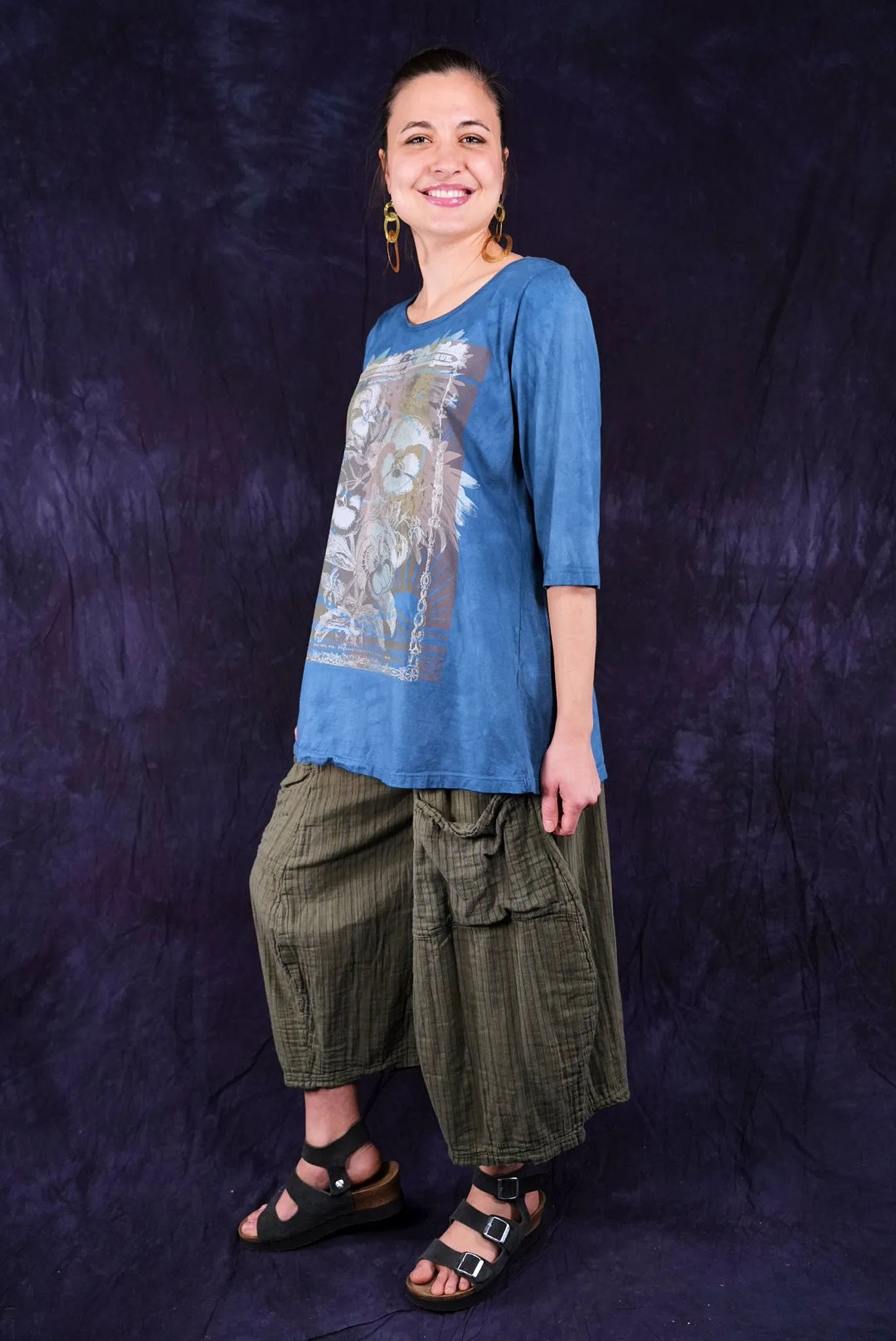 1582HD Modern Slim Tee Teal-P