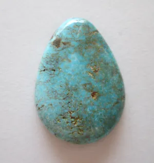 16.80 ct Natural Nevada Blue Turquoise, 26x19x4mm, Cabochon Gemstone, # DS 008