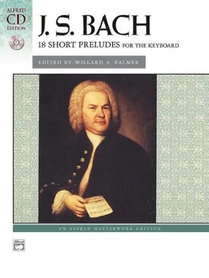 18 Short Preludes, J.S. Bach (Book & CD)