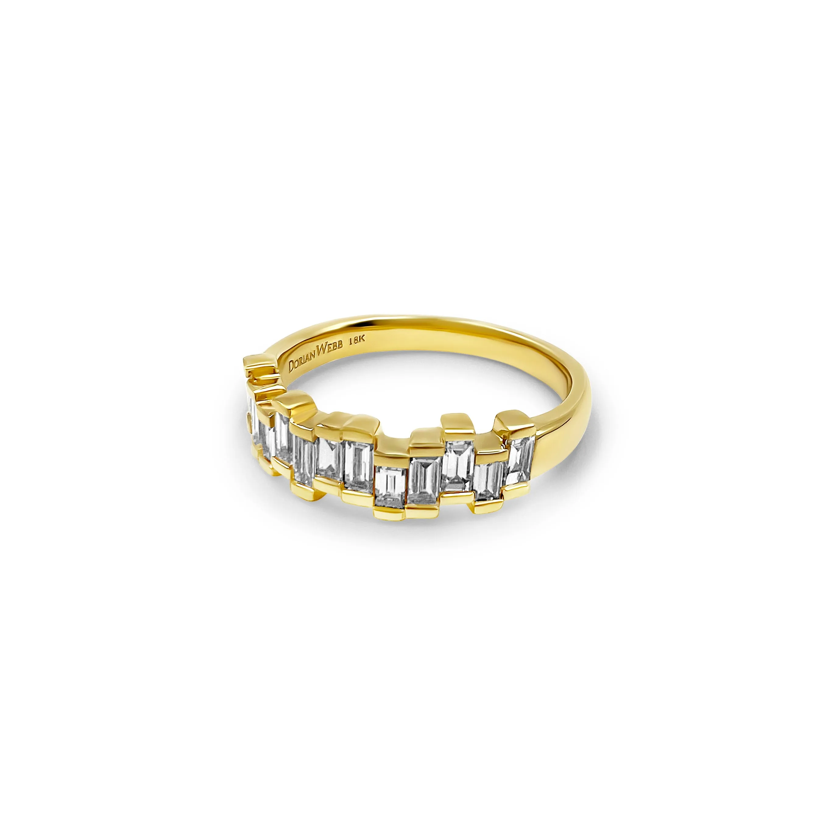 18k Baguette Diamond Band