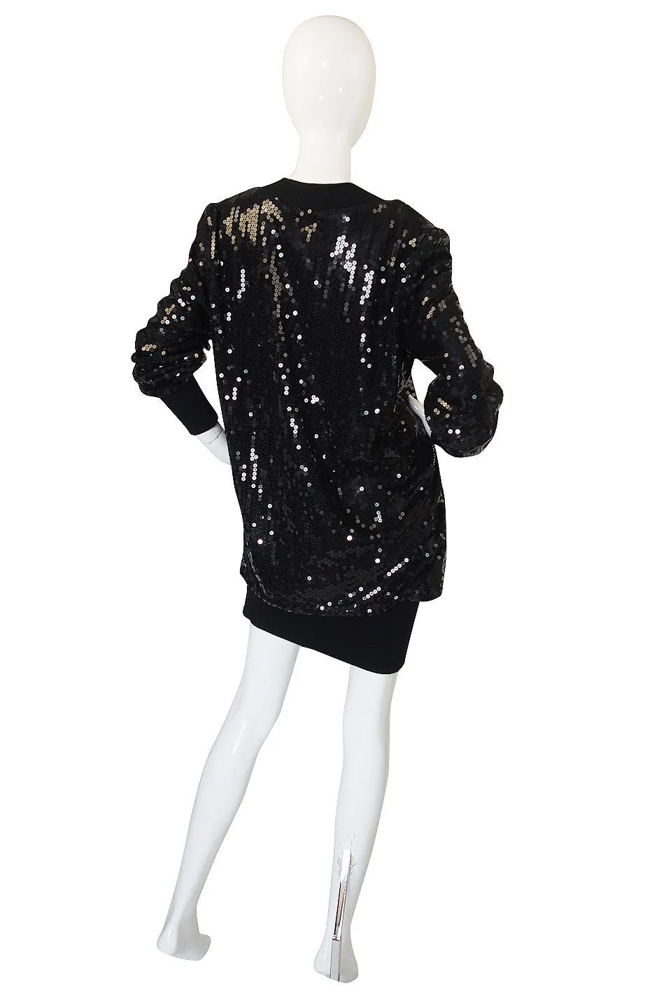 1980s Dominic Rompollo Sequin Dress