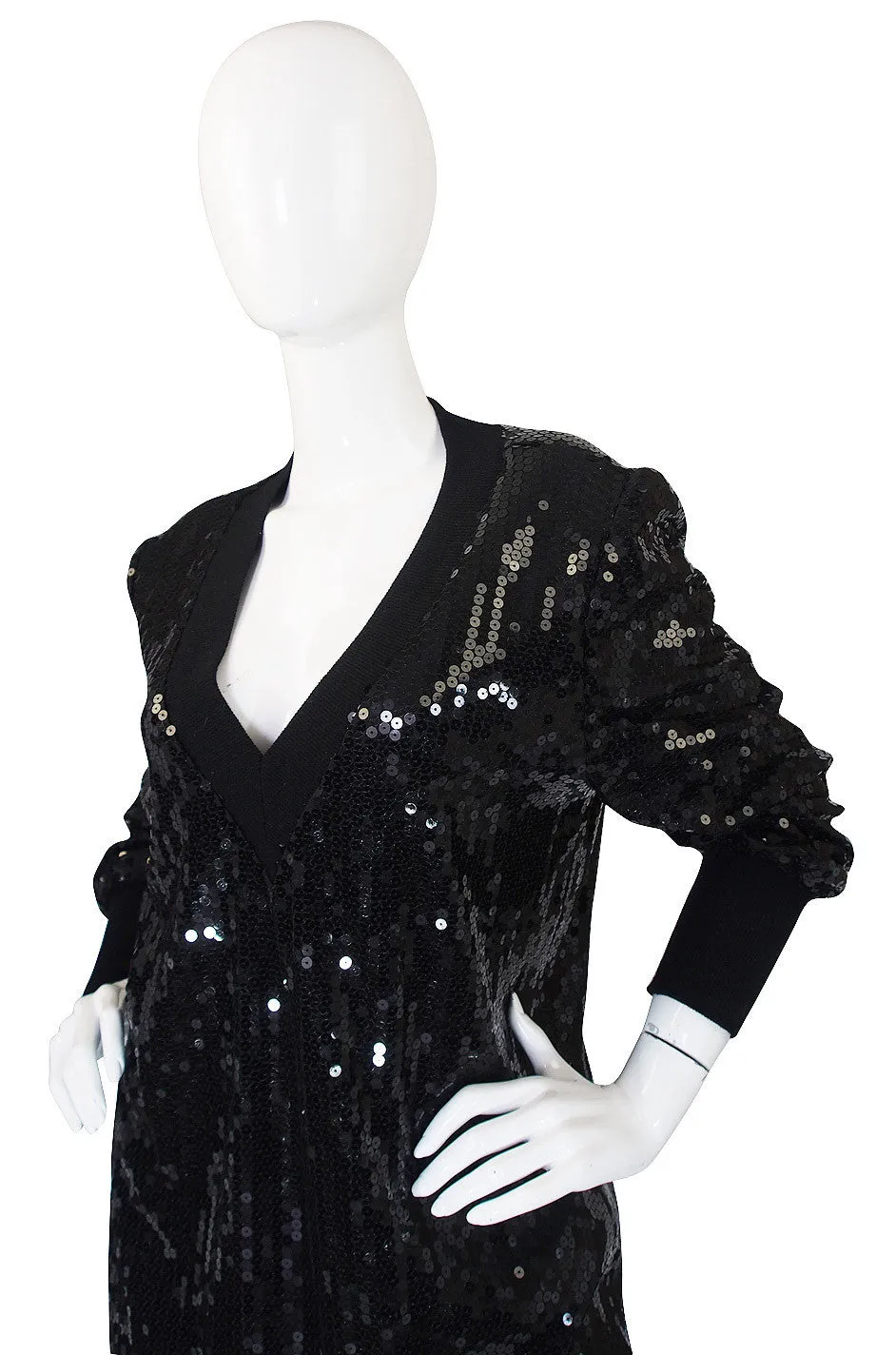 1980s Dominic Rompollo Sequin Dress