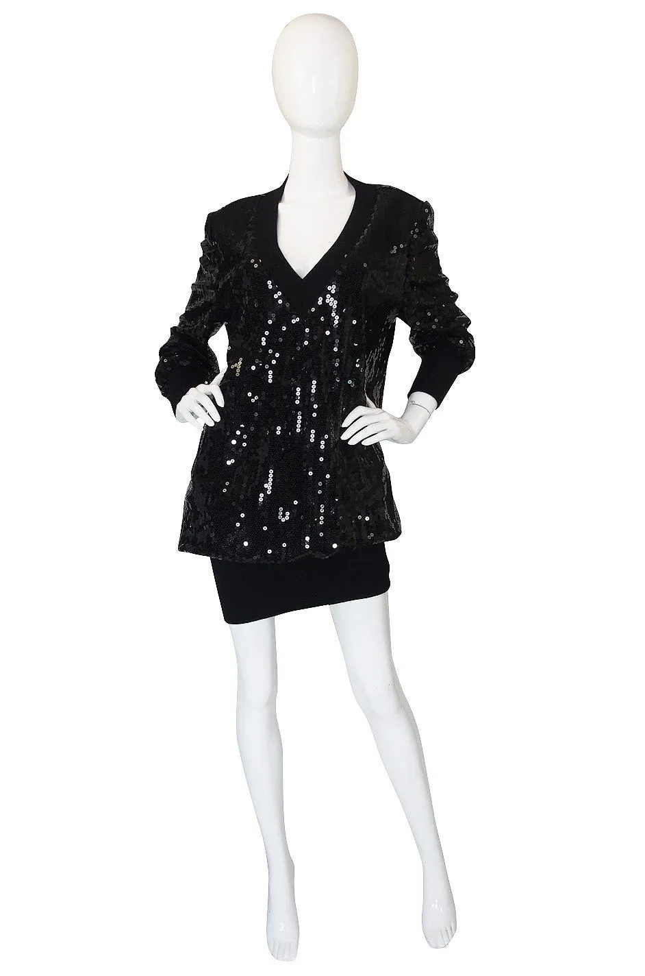 1980s Dominic Rompollo Sequin Dress