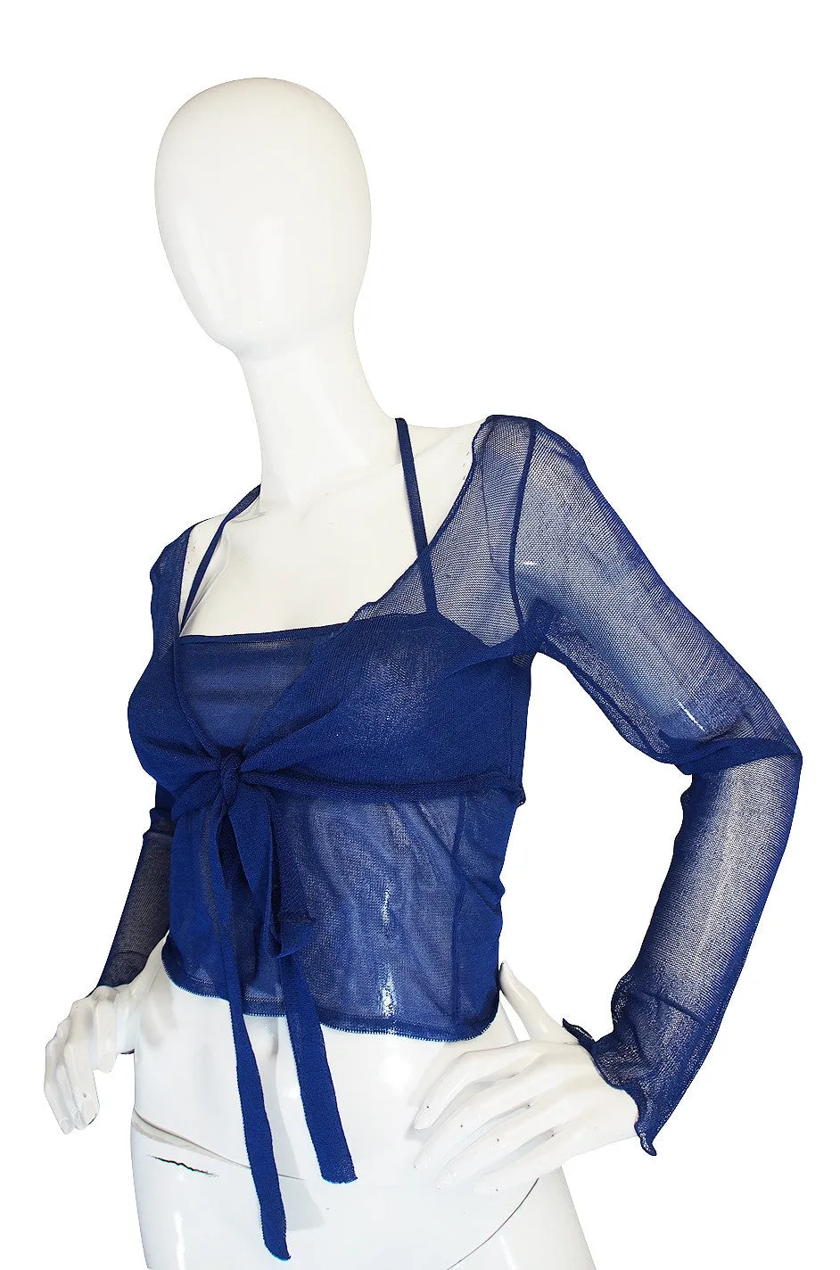 1990s Romeo Gigli Net Tank and Top Set