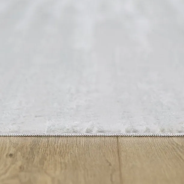 3' x 5' Area Rugs, Soft Woven Area Rug, Rectangular Floor Carpet with Rubber Antislip for Living Room Bedroom Office, Machine Washable Rugs, White