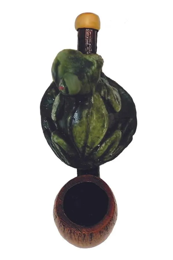 3.5" Mini Size Hand Made Resin Pipe - Various Designs - (1 Count)