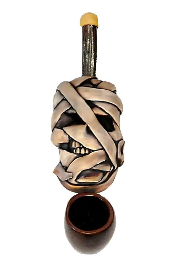 3.5" Mini Size Hand Made Resin Pipe - Various Designs - (1 Count)