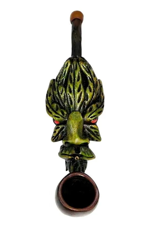 3.5" Mini Size Hand Made Resin Pipe - Various Designs - (1 Count)