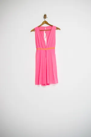 70’s BRIGHT PINK NIGHTIE / SMALL