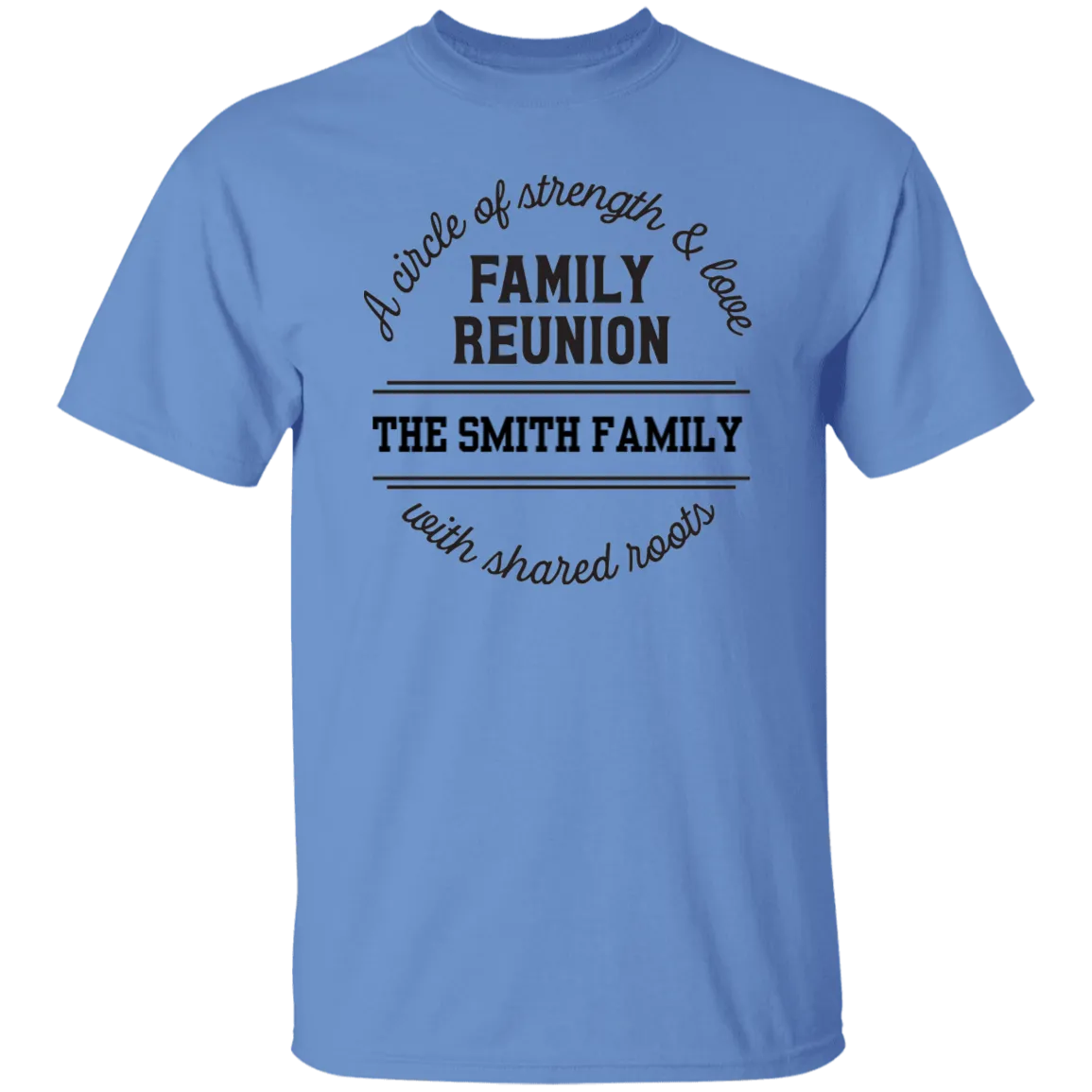 A Circle of Strength and Love Family Reunion Personalized T-Shirt