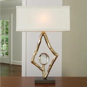 Abstract Lamp, Brass - Global Views