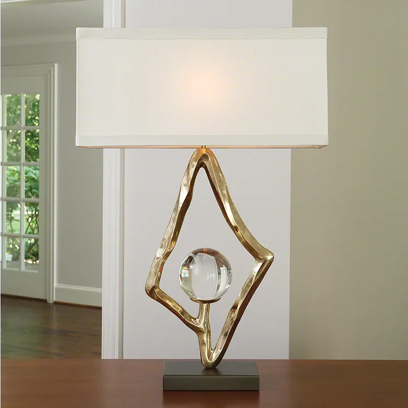 Abstract Lamp, Brass - Global Views