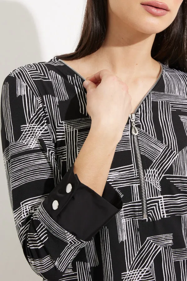 Abstract Print Top Style 233225