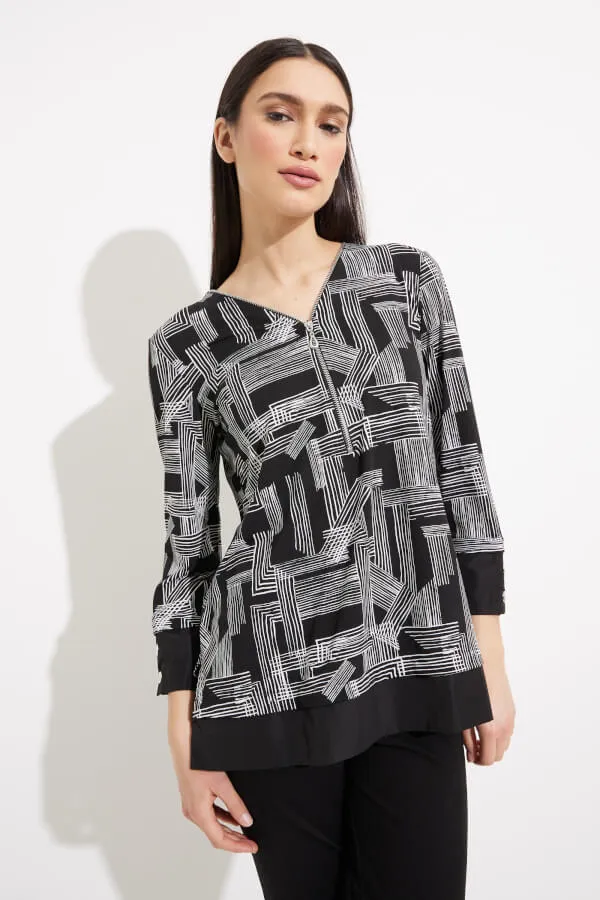 Abstract Print Top Style 233225