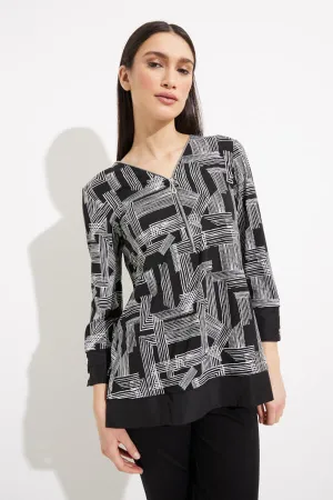 Abstract Print Top Style 233225