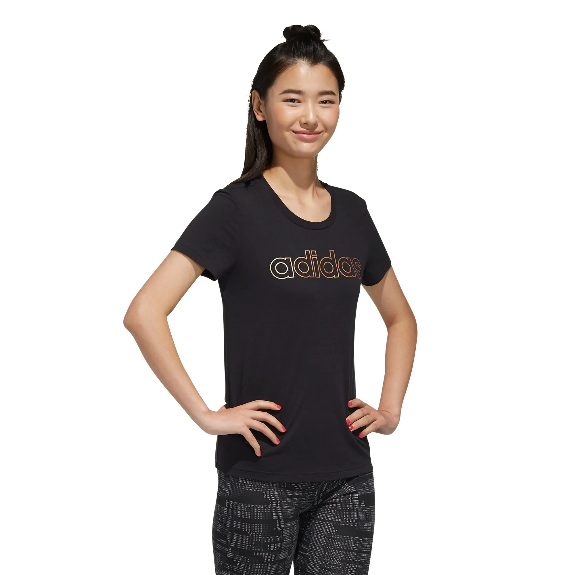 ADIDAS WOMENS ESSENTIALS BRANDED TEE