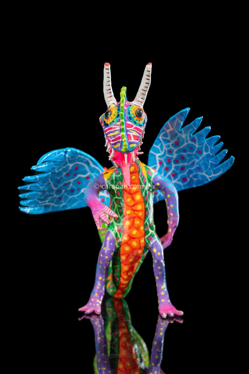 Alebrije Mexican Paper Mache Dragon