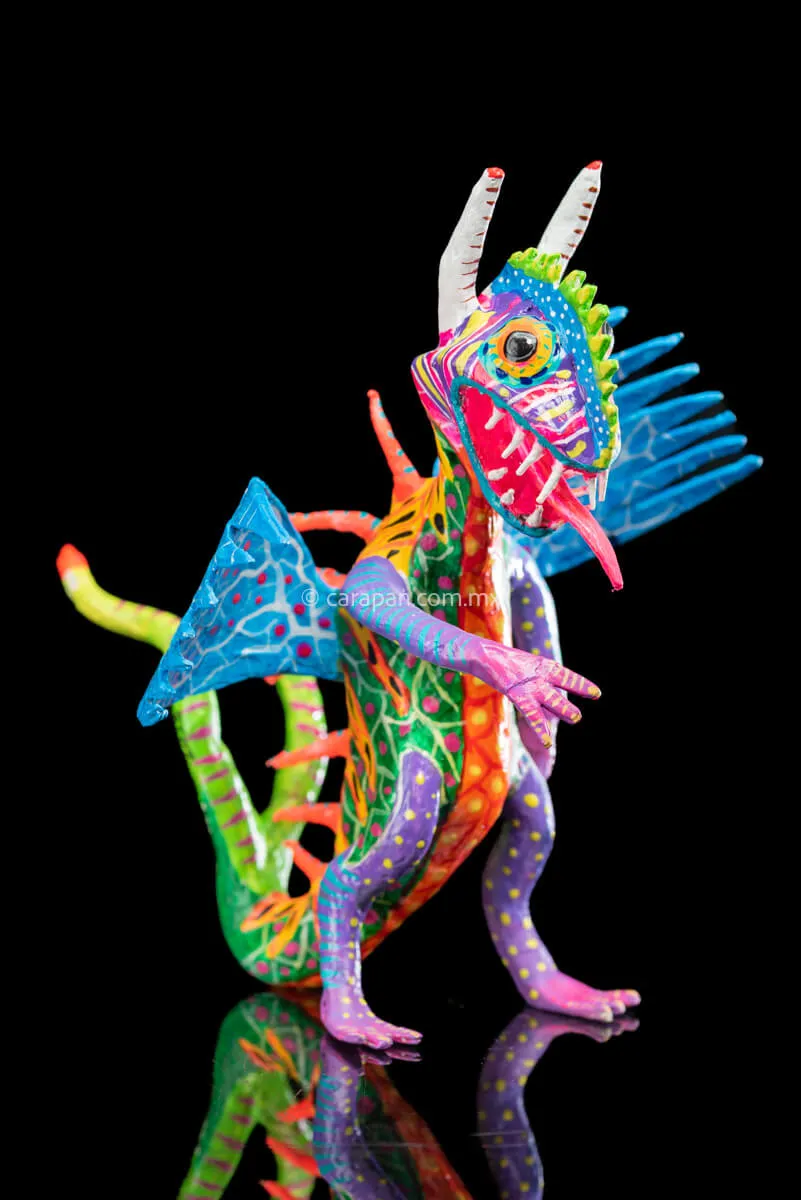 Alebrije Mexican Paper Mache Dragon