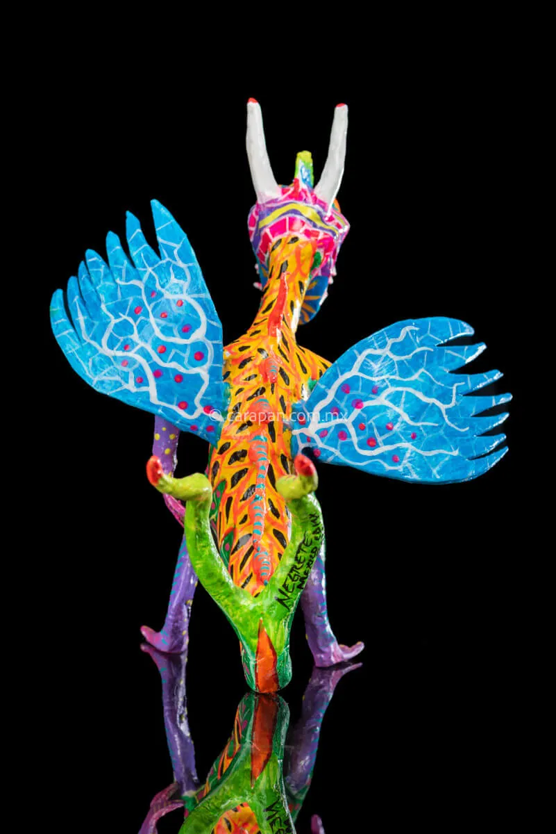 Alebrije Mexican Paper Mache Dragon