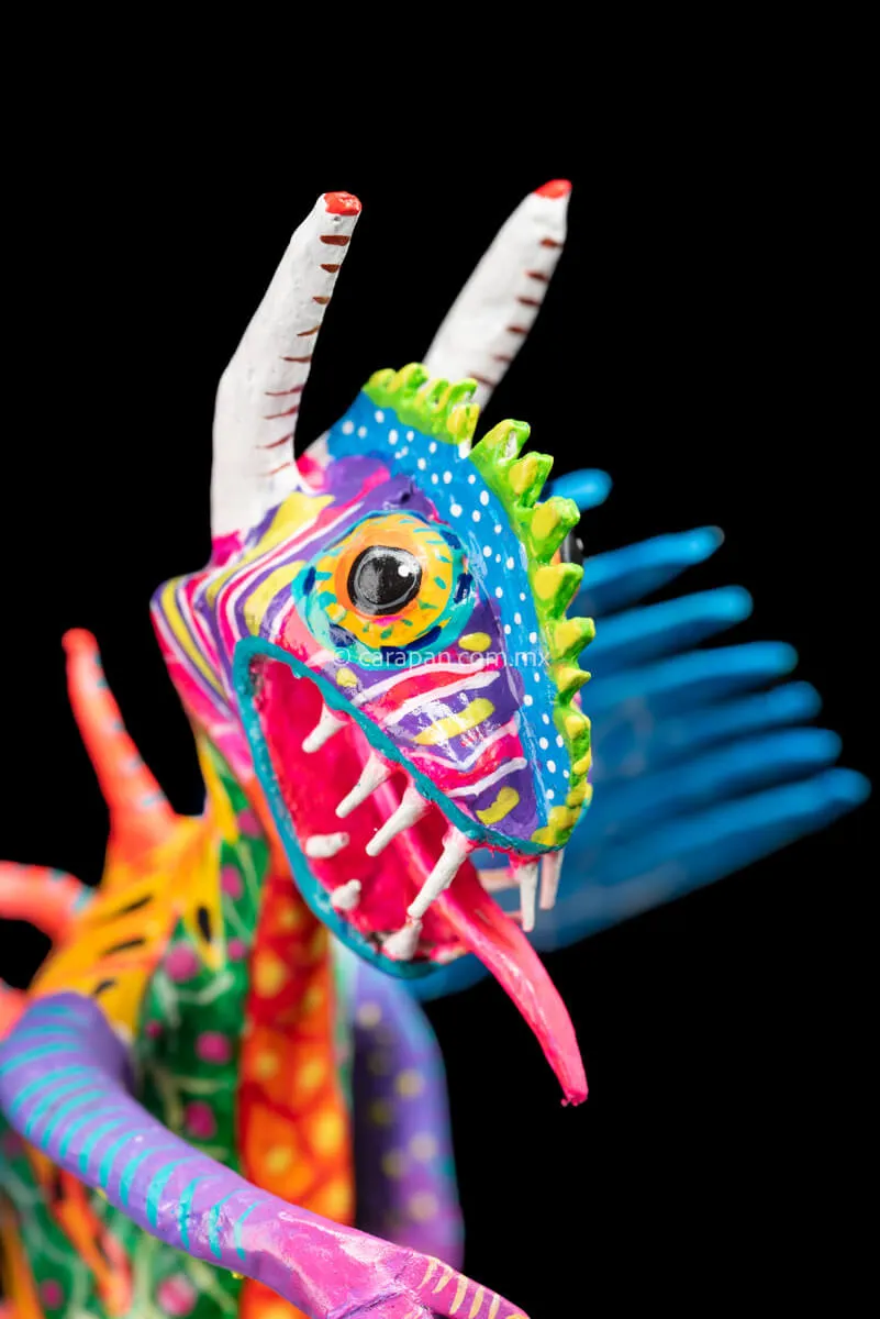 Alebrije Mexican Paper Mache Dragon