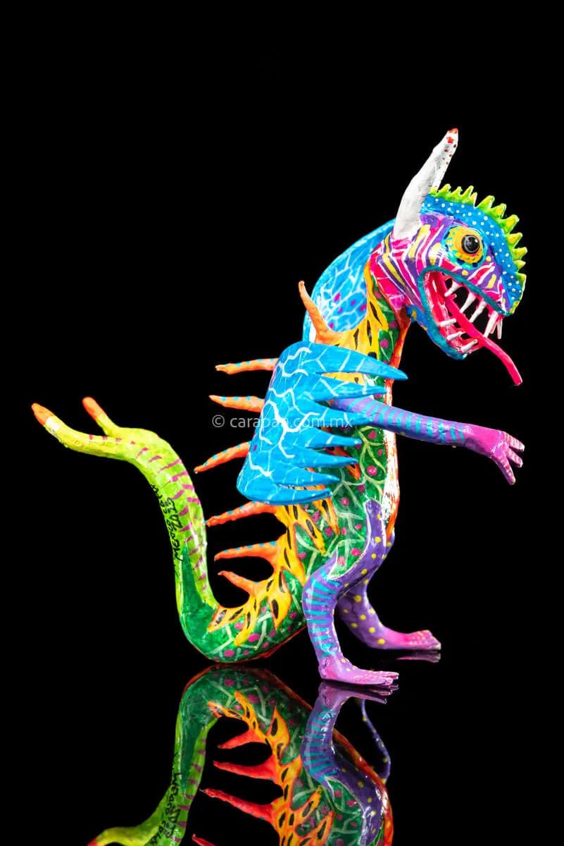 Alebrije Mexican Paper Mache Dragon