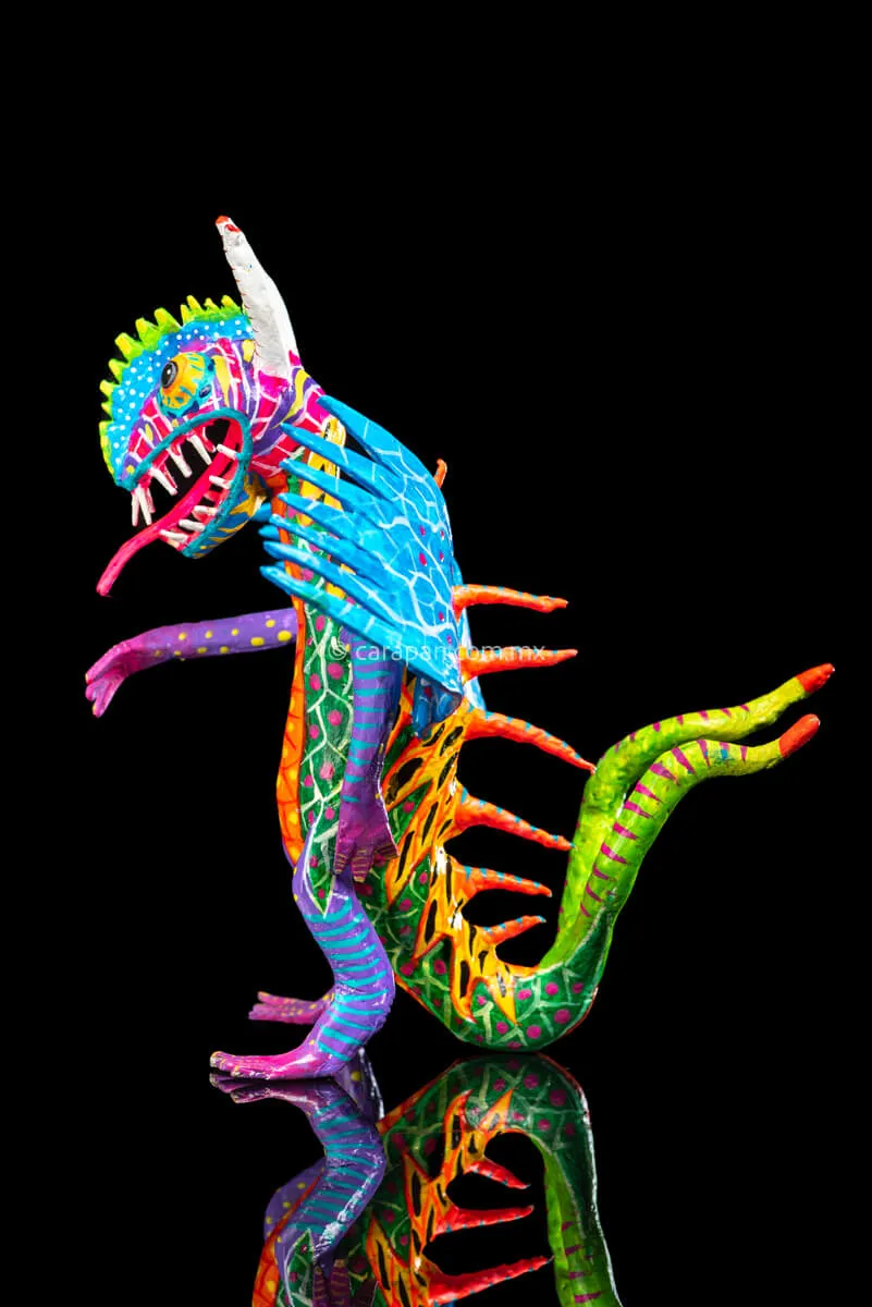 Alebrije Mexican Paper Mache Dragon