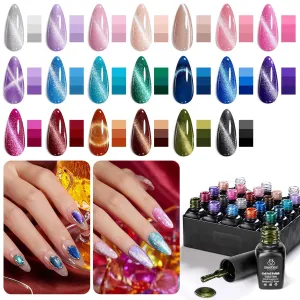 All Cat Eye 20 Gel Colors Set Perfect Gift