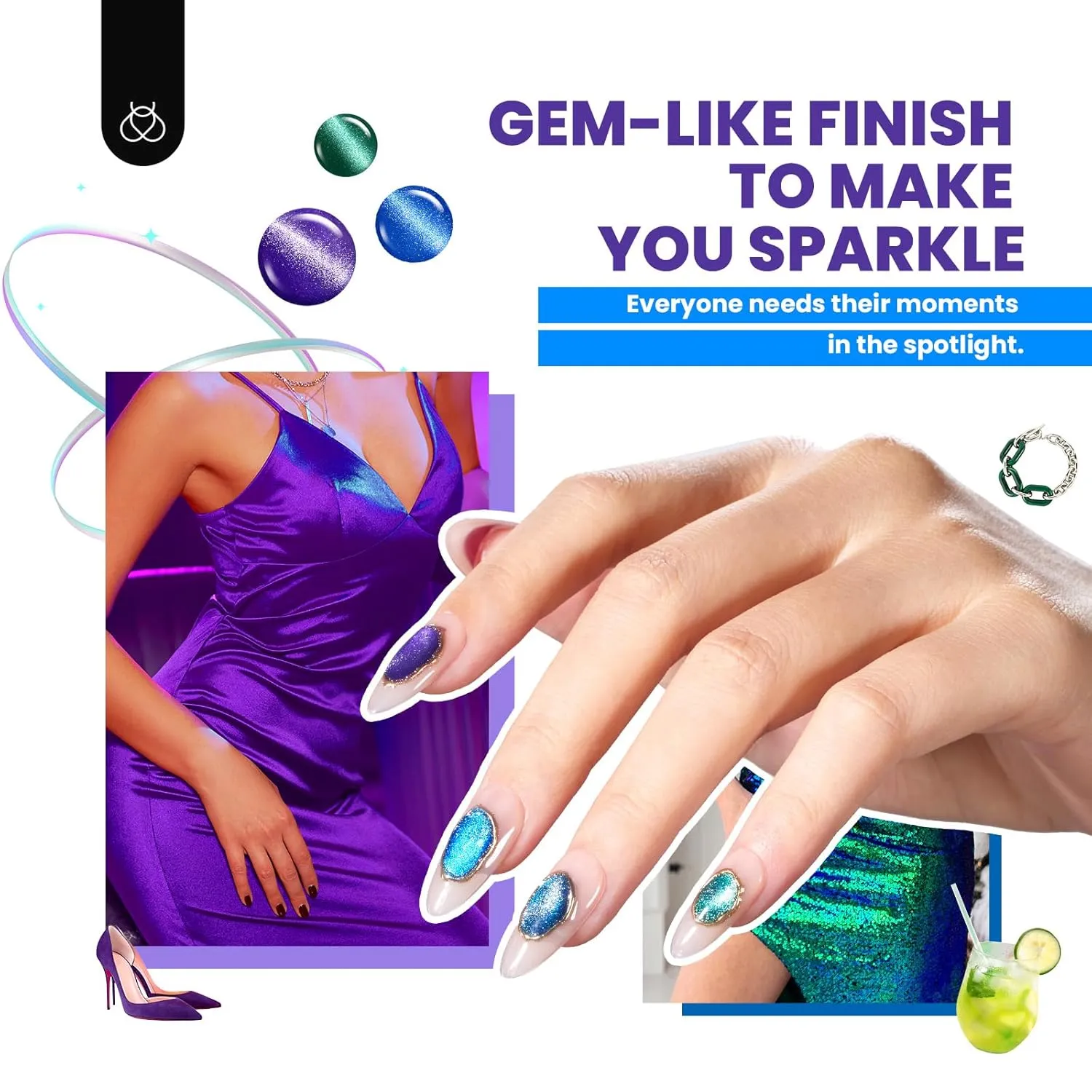 All Cat Eye 20 Gel Colors Set Perfect Gift