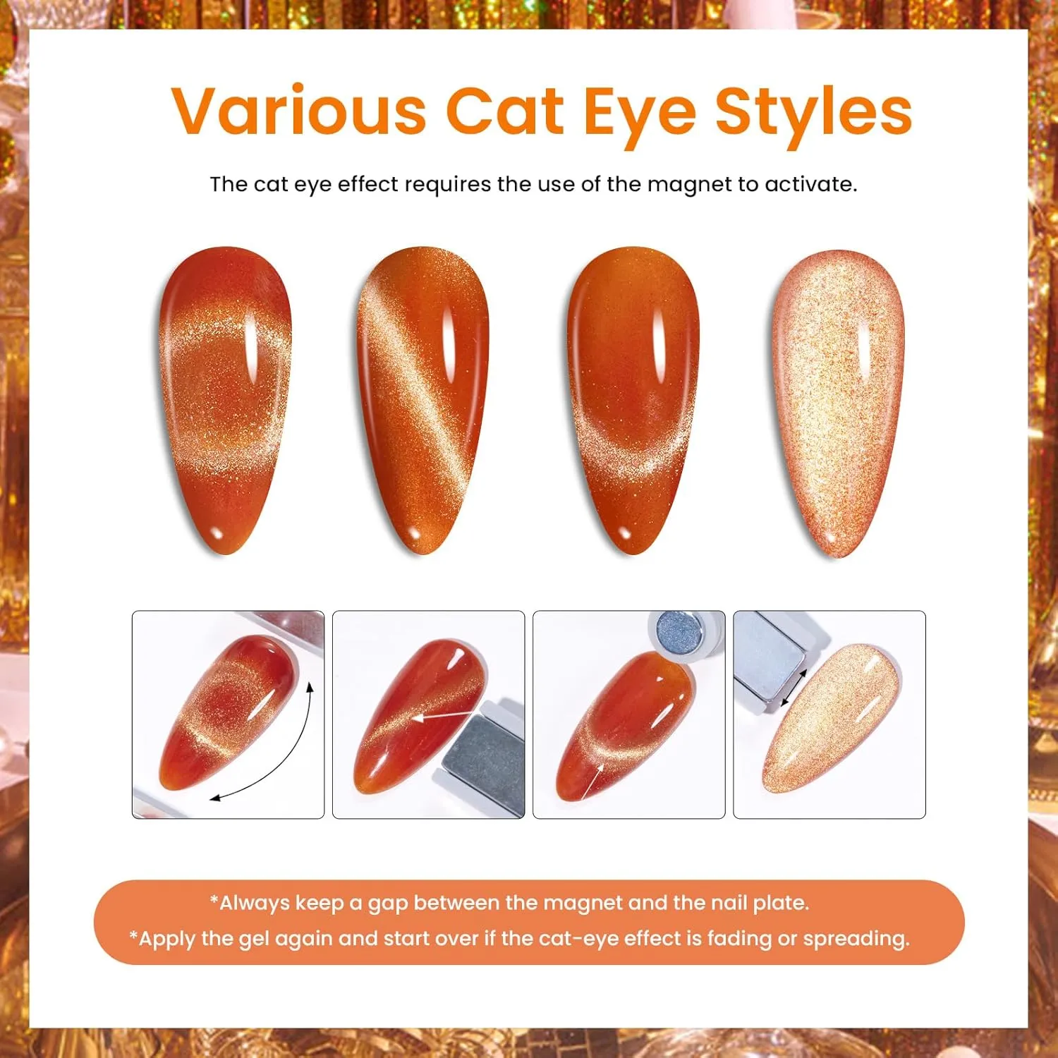 All Cat Eye 20 Gel Colors Set Perfect Gift
