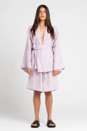 Anya Linen Kimono Mist