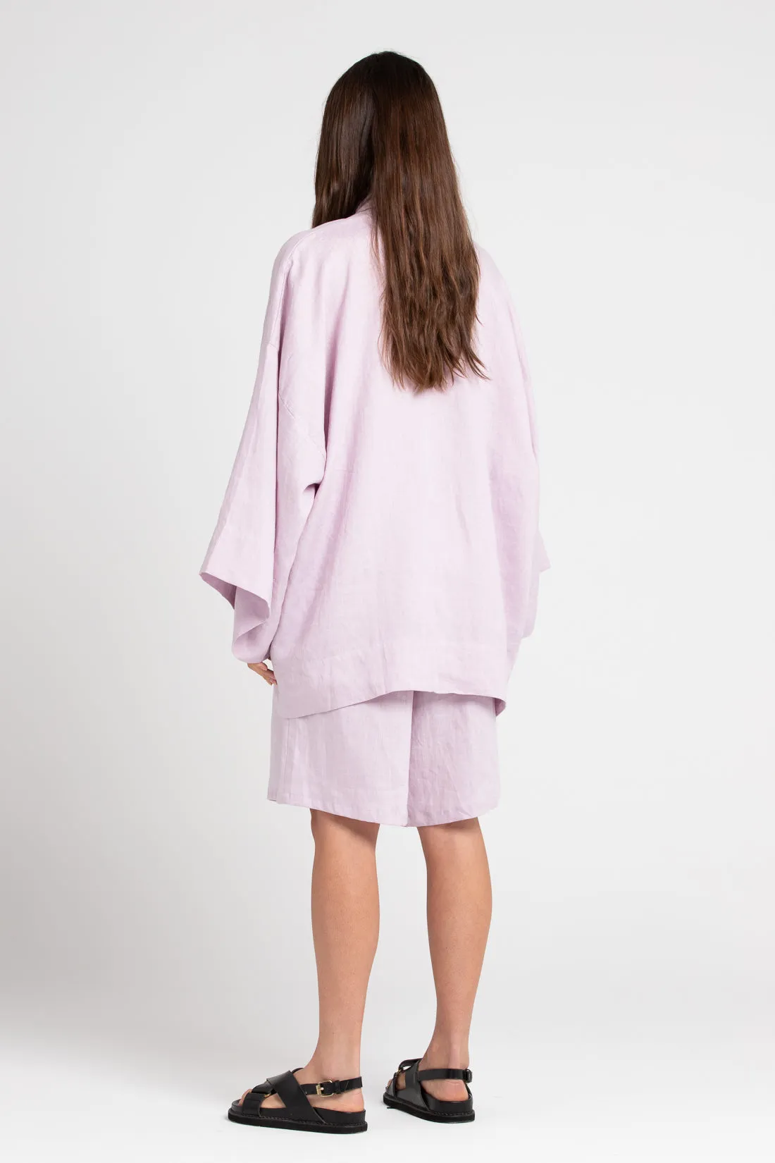 Anya Linen Kimono Mist