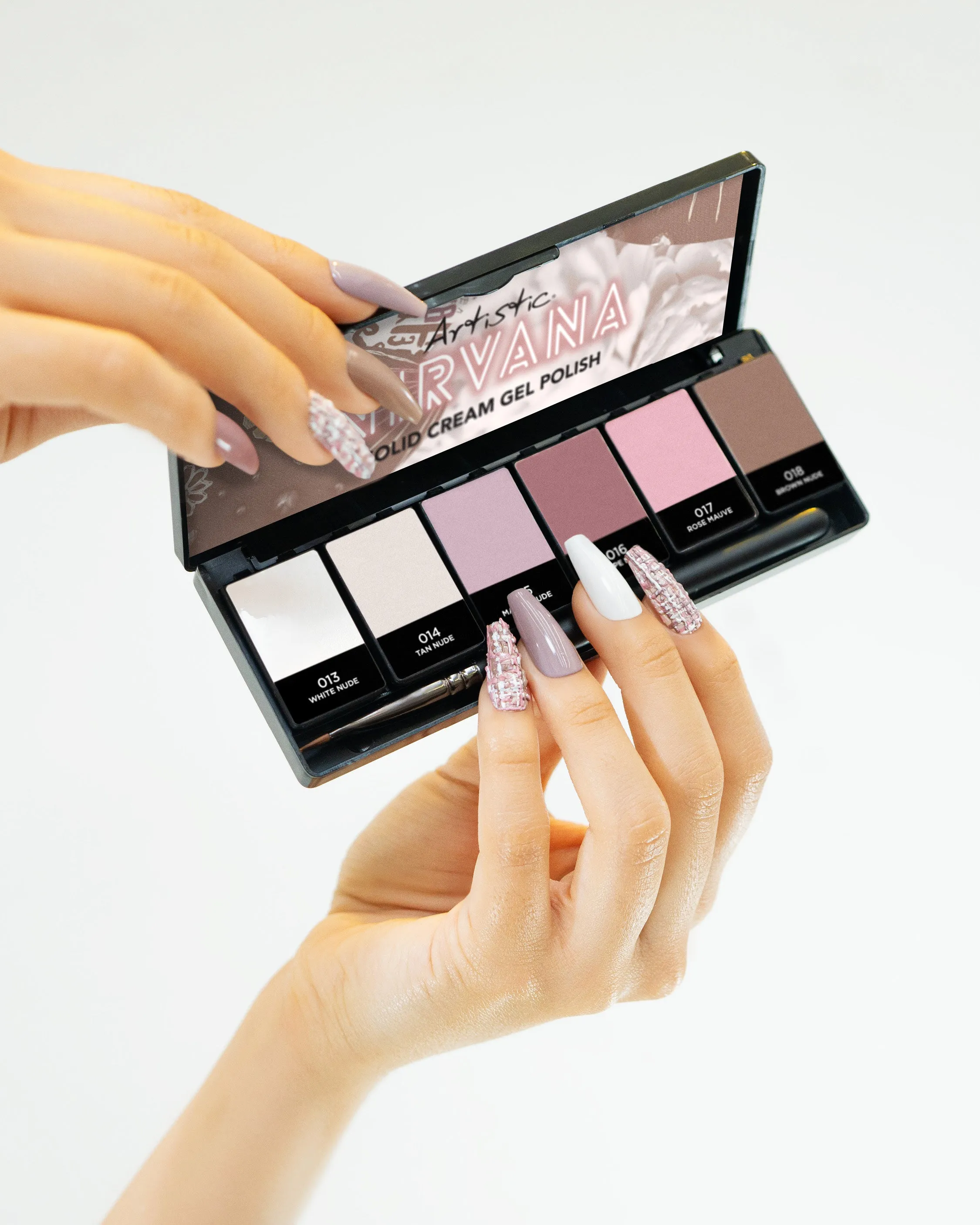 Artistic nail design cream gel palette - Nirvana 6 piece