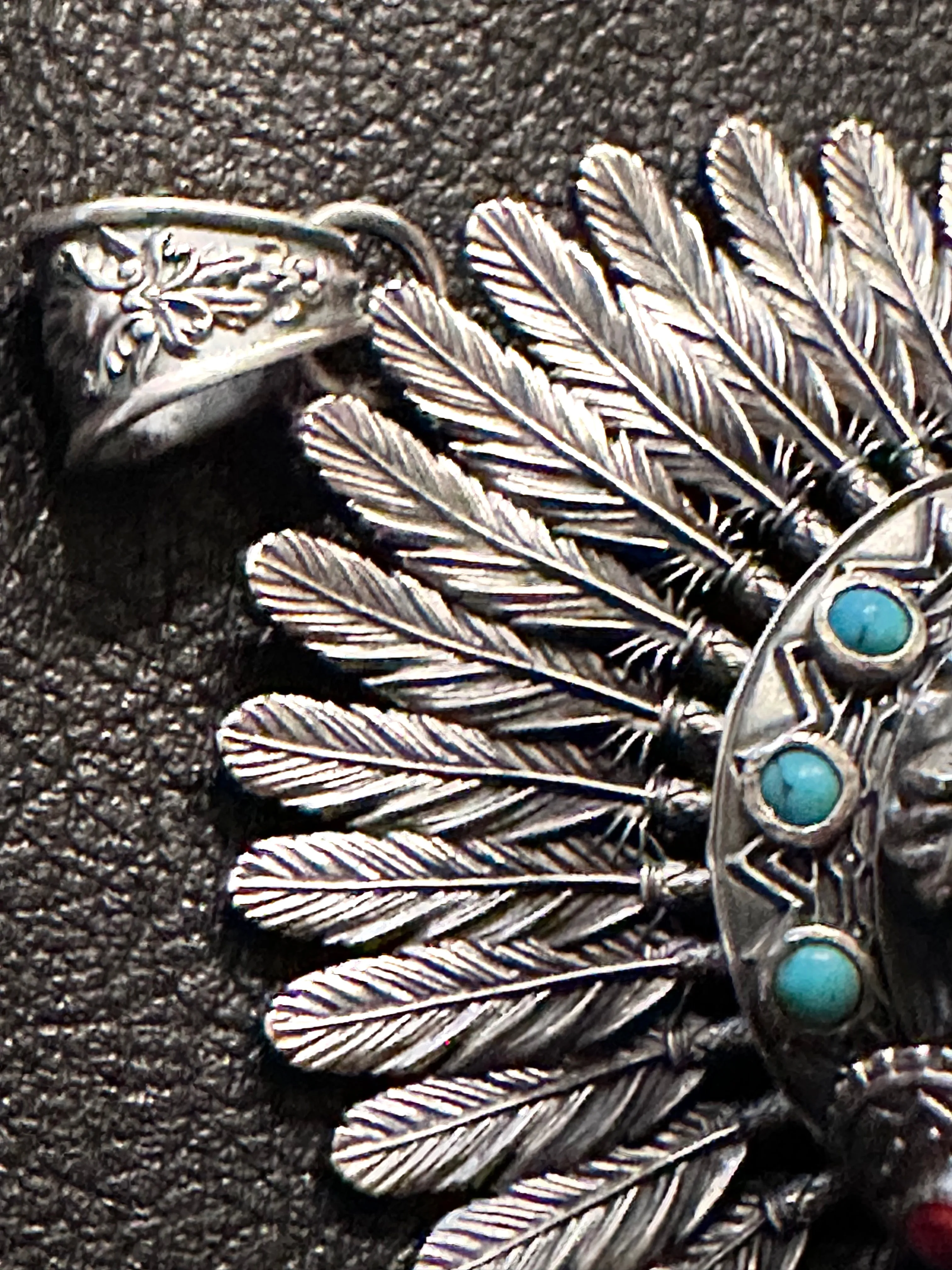 Aztec Mexican Warrior Amulet Pendant