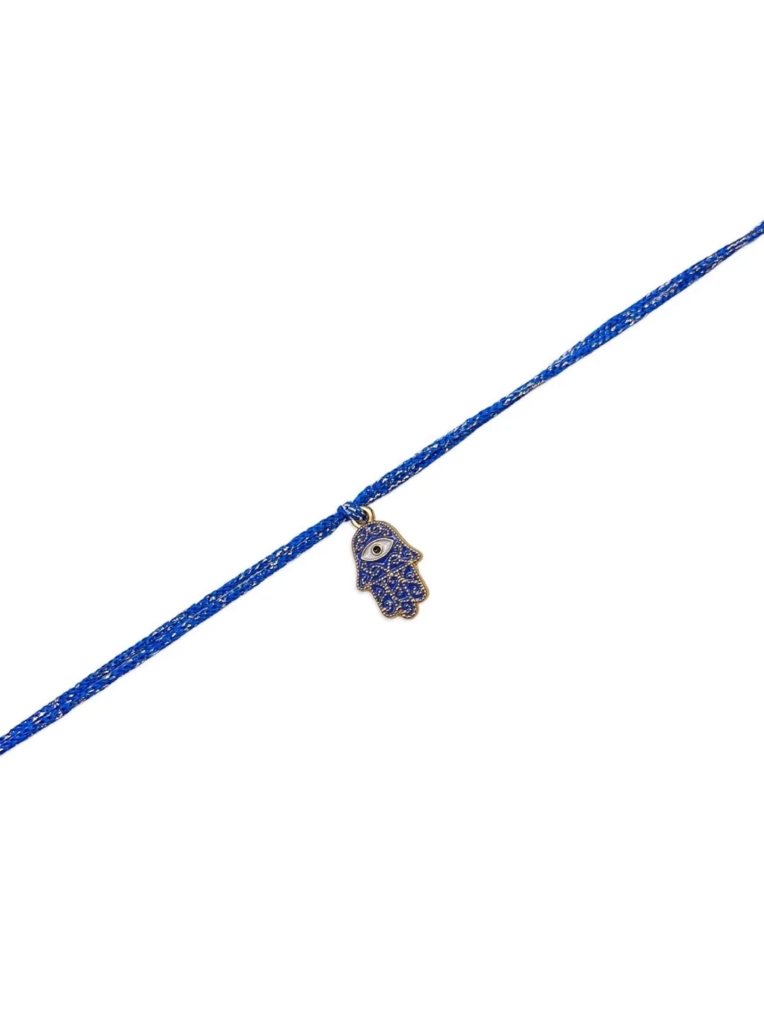Beautiful Designer Hamsa Evil Eye Rakhi Blue Thread Rakhi For Raksha Bandhan
