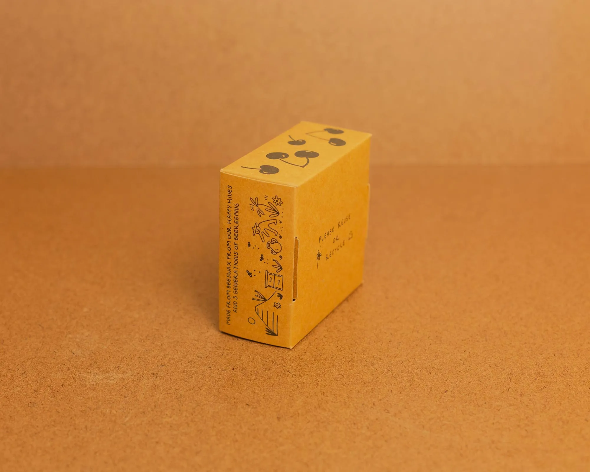 Beeswax Cherry Birthday Candles by Happy Organics