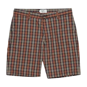 Bermudas Heritage Check Brick Red