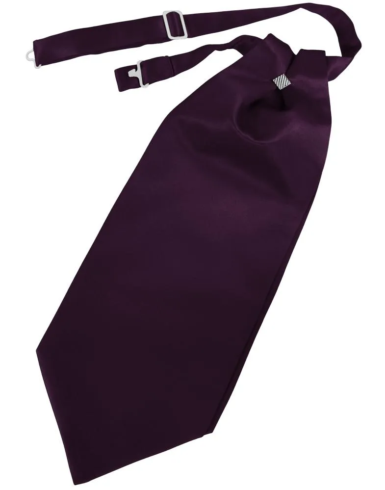 Berry Solid Satin Kids Cravat
