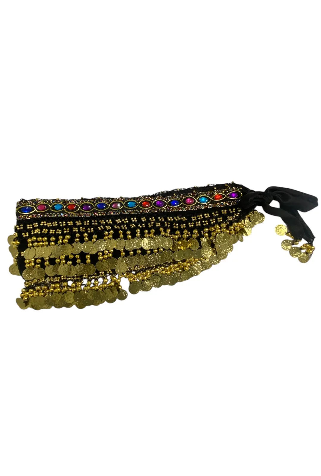 Black and Gold Coin Belt
