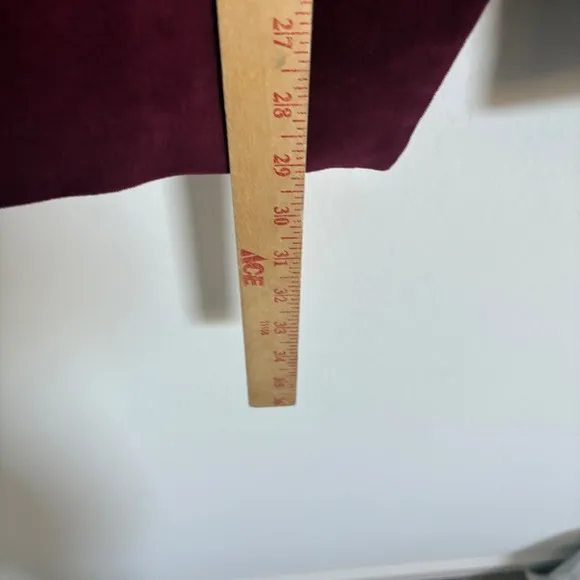 Boden Velvet Blazer Burgundy One Button Lined Career Jacket