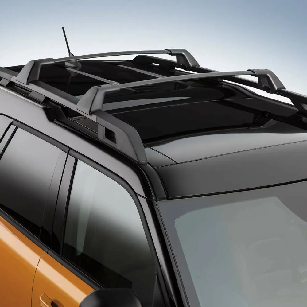 BRONCO SPORT 2021-2023 CROSSBARS, O.E. ROOF, FOR 2021-2023 BADLANDS, 2021 1ST EDITION, 2021-2023 WILDTRAK, 2023 HERITAGE LIMITED & 2022-2023 OUTER BANKS MODELS ONLY
