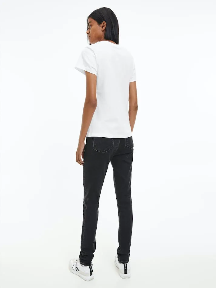 Calvin Klein Jeans Women's Core Institutional Logo Slim T-Shirt - 2 Colours