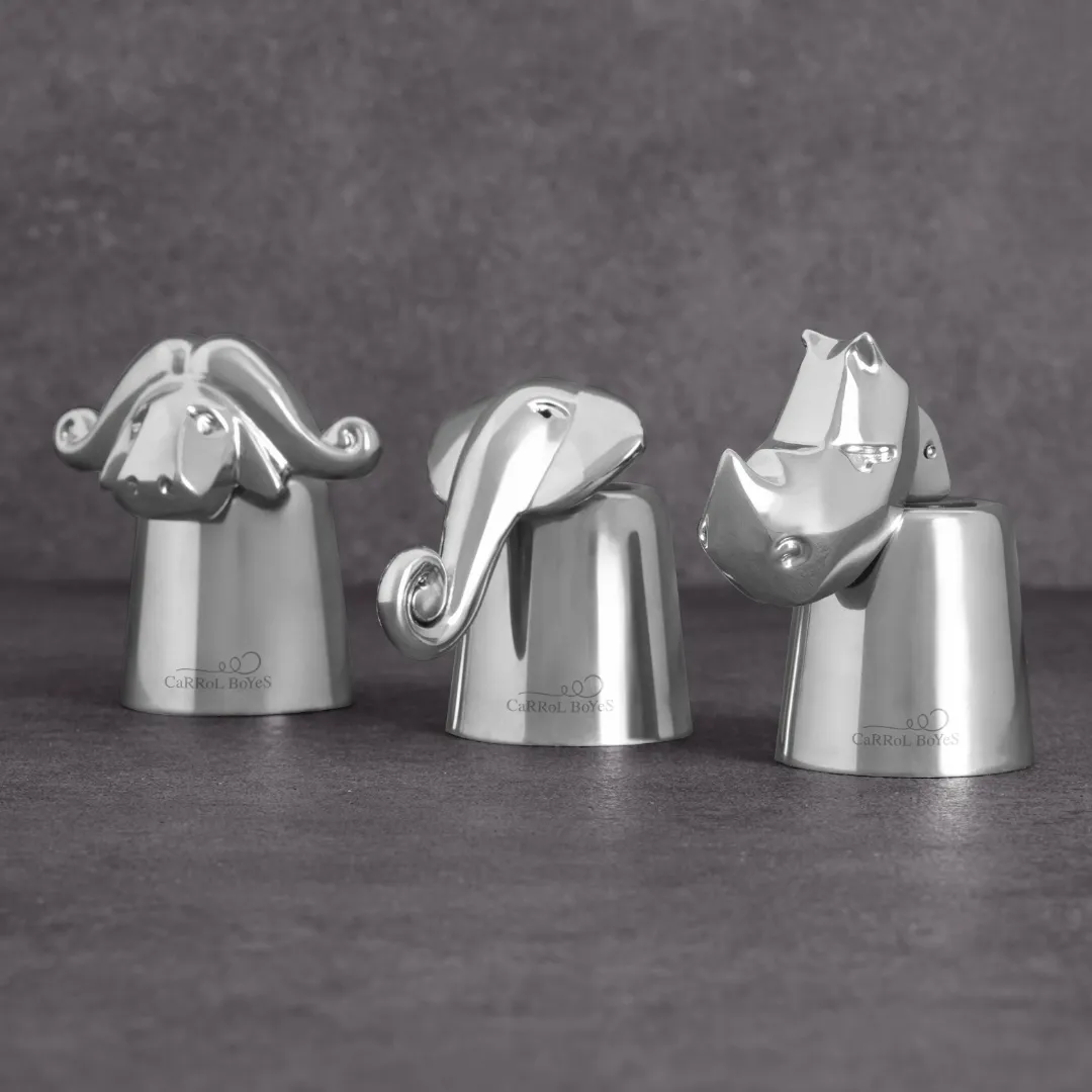 Carrol Boyes Bottle Stopper Rhino 2BS-RHI