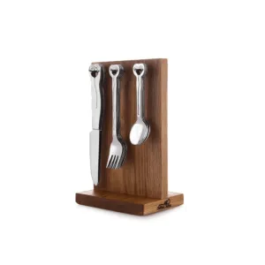Carrol Boyes Hanging Wave Cutlery 21 Piece Set And Stand 18CUT-SET-HW-ST