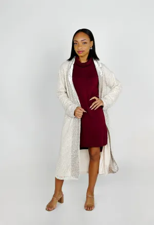Champagne Velvet Sequin Jacket