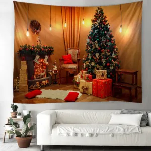 Christmas Tapestry Wall Hanging Decoration