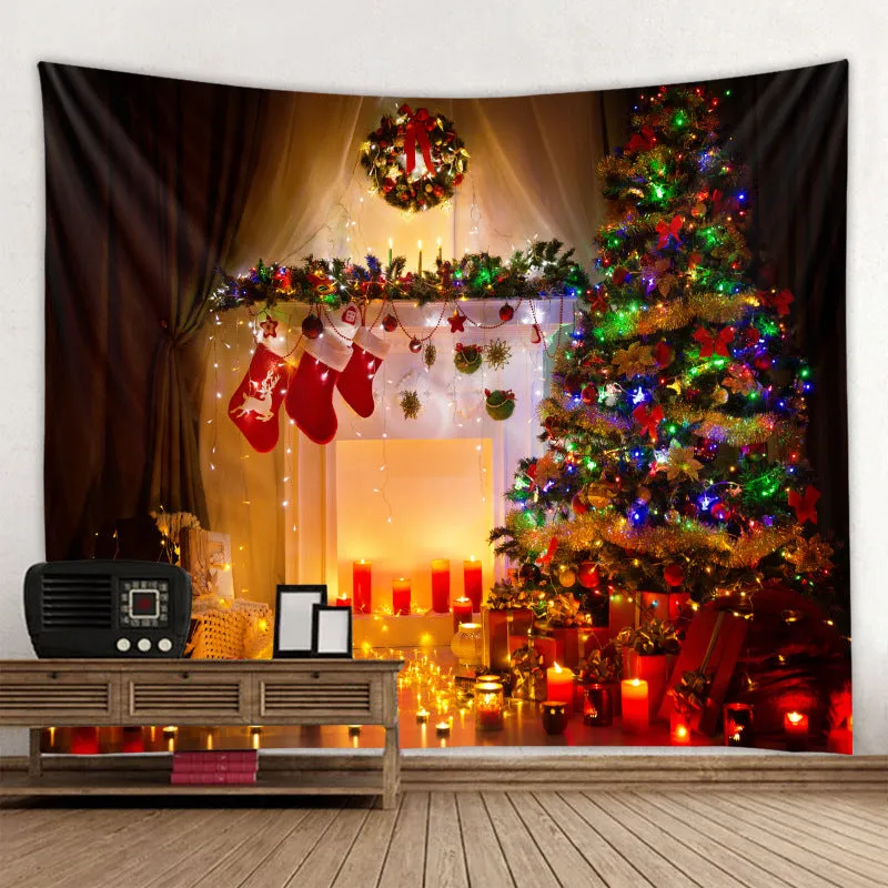 Christmas Tapestry Wall Hanging Decoration